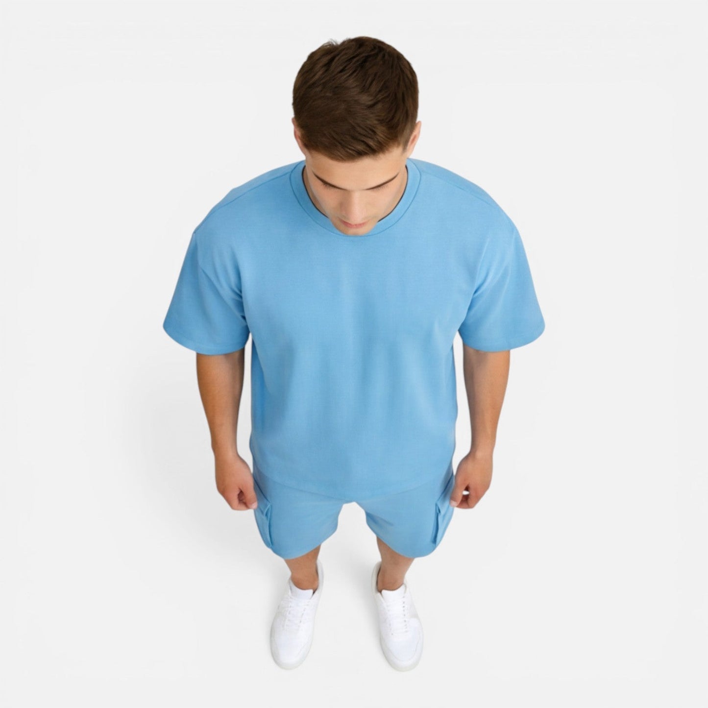 Ensemble t-shirt oversize et short cargo pour homme Montarello