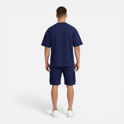 Ensemble t-shirt oversize et short cargo pour homme Montarello