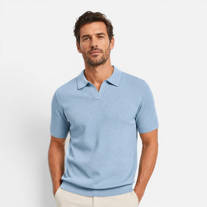 Montarello Men's Knit Polo Shirt