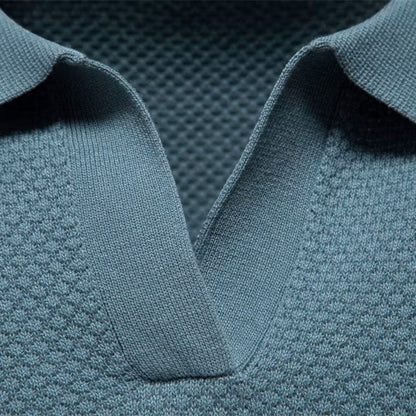 Montarello Men's Knit Polo Shirt
