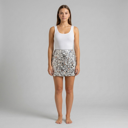 Montarello Women’s Sequin Mini Party Skirt
