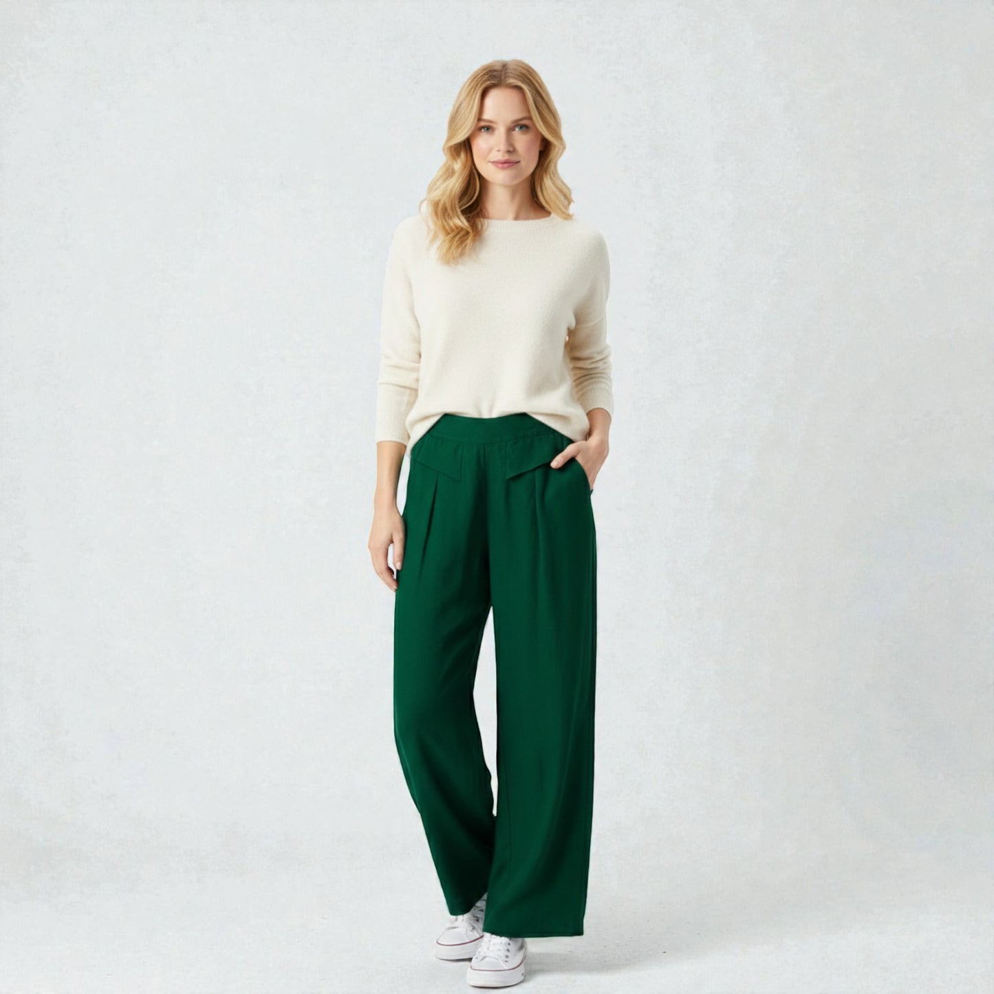 Montarello Airflow Wide-Leg Linen Trousers