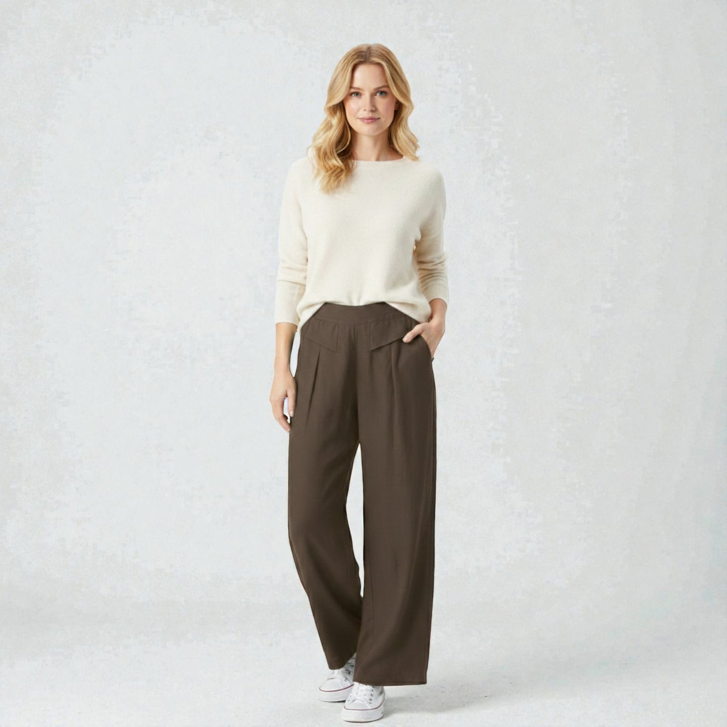 Montarello Airflow Wide-Leg Linen Trousers