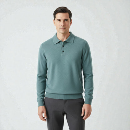 Montarello Merino Polo Wool Sweater