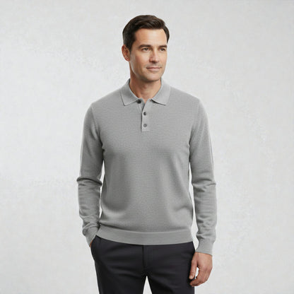 Montarello Merino Polo Wool Sweater