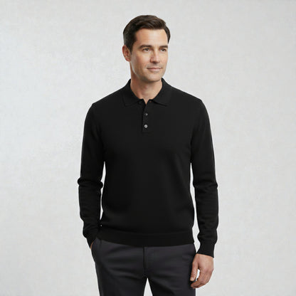 Montarello Merino Polo Wool Sweater