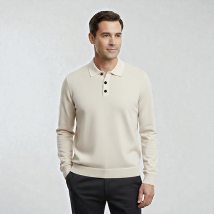 Montarello Merino Polo Wool Sweater