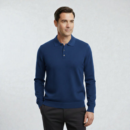 Montarello Merino Polo Wool Sweater