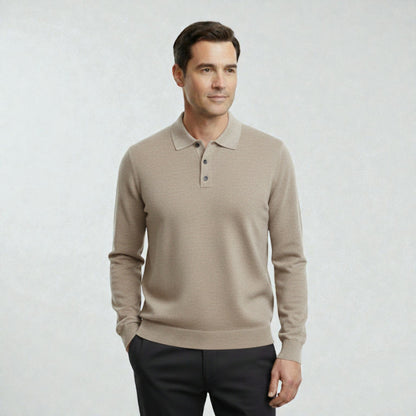 Montarello Merino Polo Wool Sweater