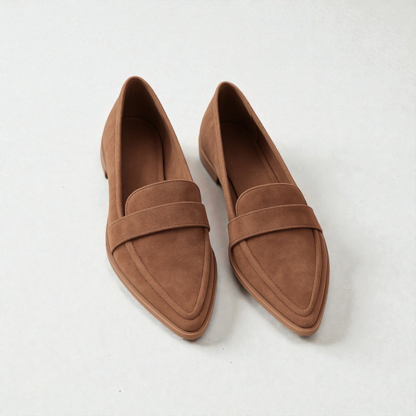 Montarello Women’s Retro Pointed-Toe Loafers