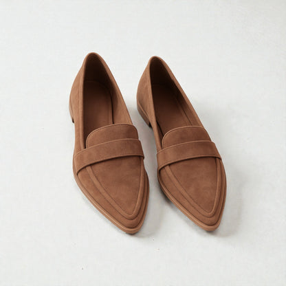 Montarello Women’s Retro Pointed-Toe Loafers