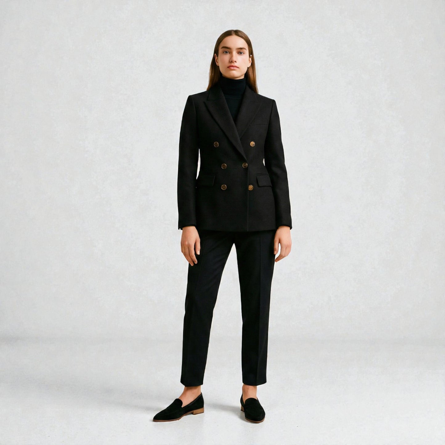 Montarello Women’s Retro Pointed-Toe Loafers