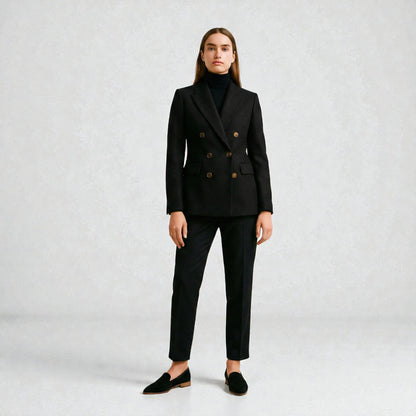 Montarello Women’s Retro Pointed-Toe Loafers