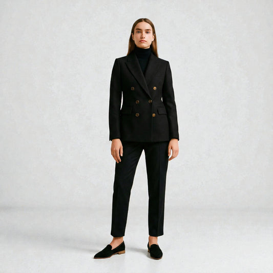 Montarello Women’s Retro Pointed-Toe Loafers