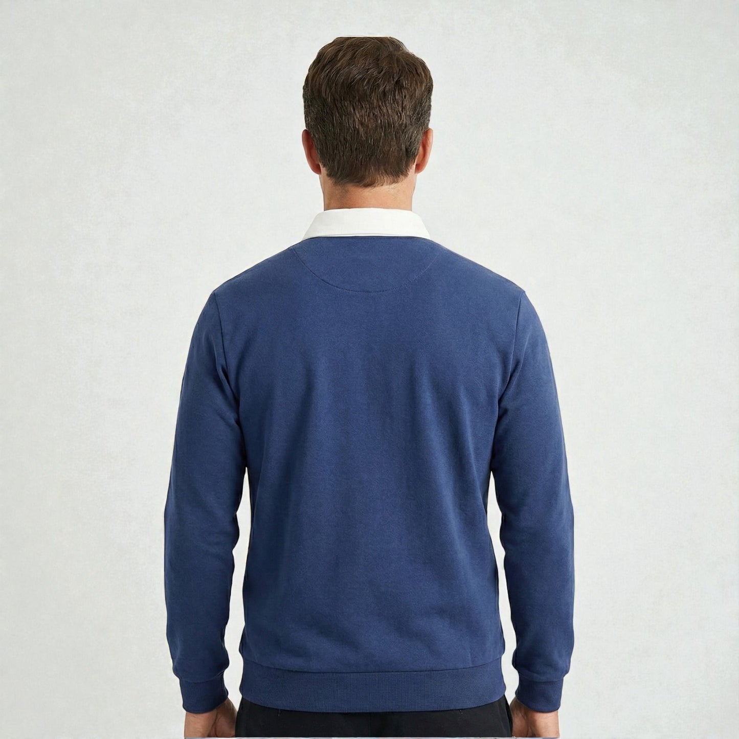 Montarello Men’s Polo Collar Knit Sweater