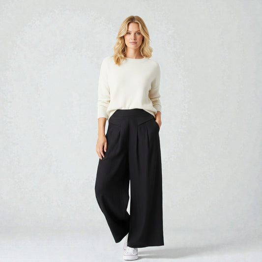 Montarello Airflow Wide-Leg Linen Trousers