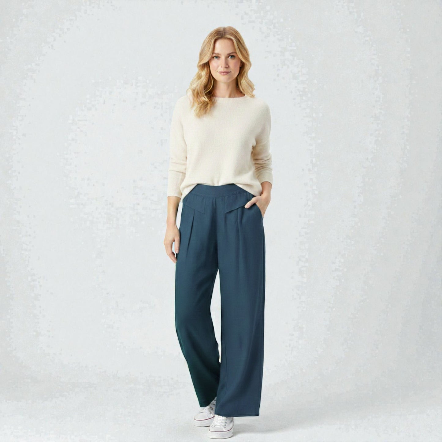 Montarello Airflow Wide-Leg Linen Trousers