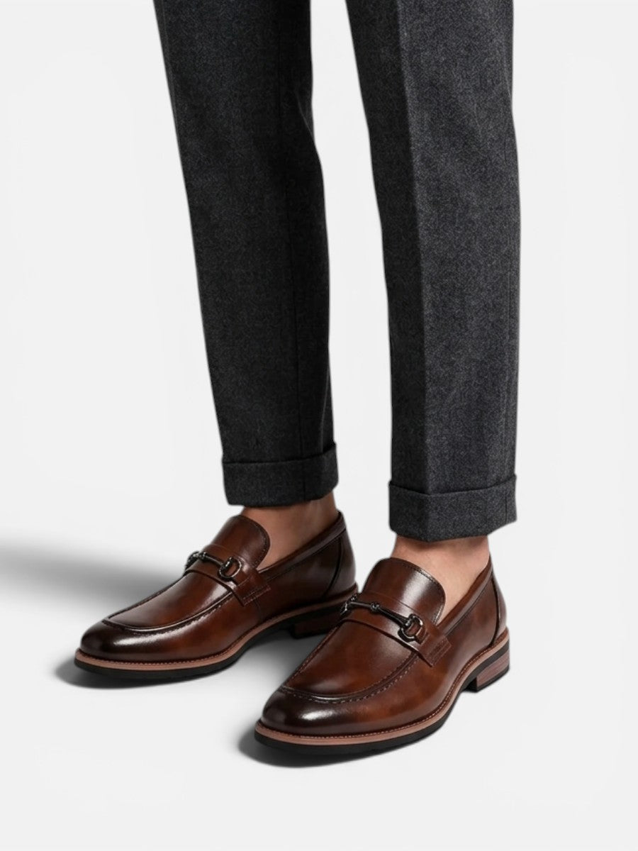 Montarello Men's Dress Loafers Slip On