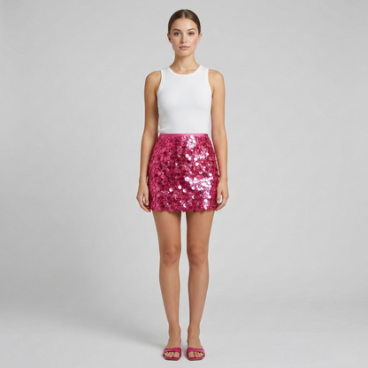 Montarello Women’s Sequin Mini Party Skirt