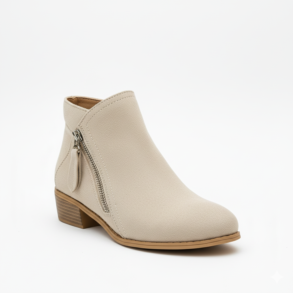 Montarello SoftSuede Side-Zip Ankle Boots