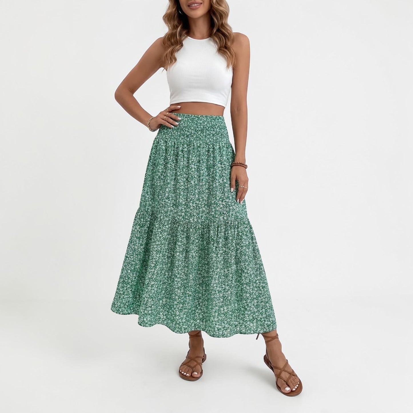 Montarello Women’s Floral Midi Skirt