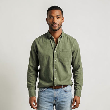 Montarello Men’s Classic Casual Shirt