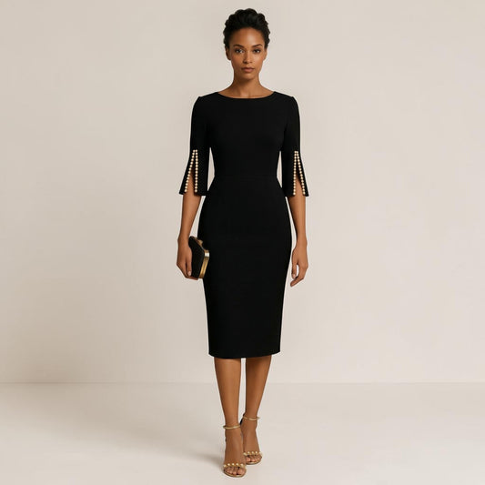 Montarello Women’s Elegant Midi Dress