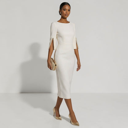 Montarello Women’s Elegant Midi Dress