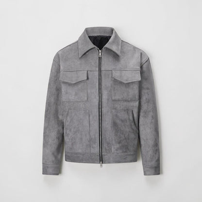 Montarello Men’s Suede Look Jacket