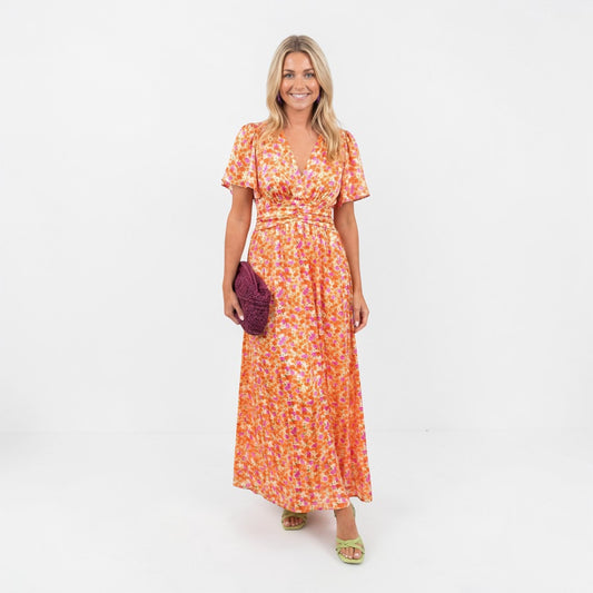 Montarello Women’s V-Neck Maxi Dress
