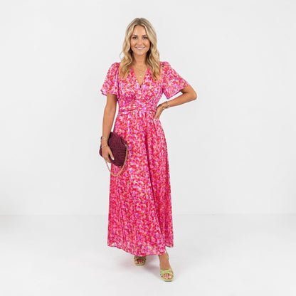 Montarello Women’s V-Neck Maxi Dress