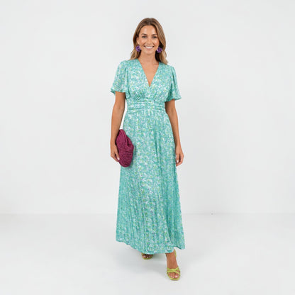 Montarello Women’s V-Neck Maxi Dress