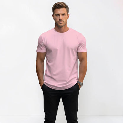 Montarello Round Neck Short Sleeve T-Shirt Men's