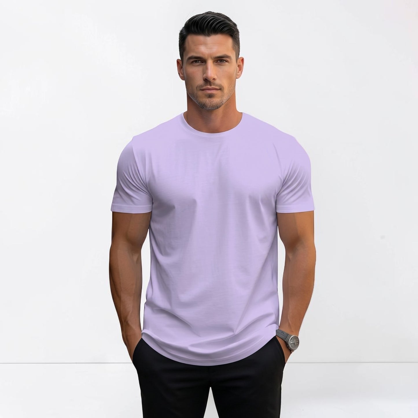 Montarello Round Neck Short Sleeve T-Shirt Men's
