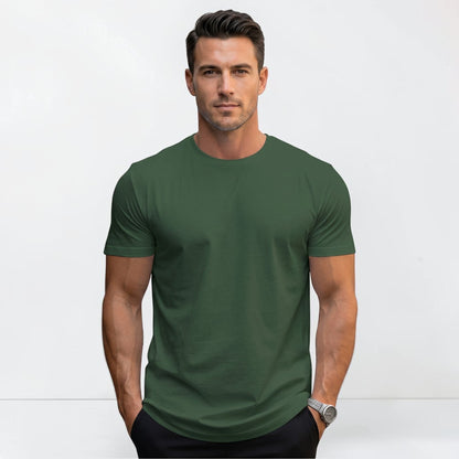 Montarello Round Neck Short Sleeve T-Shirt Men's