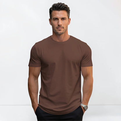 Montarello Round Neck Short Sleeve T-Shirt Men's