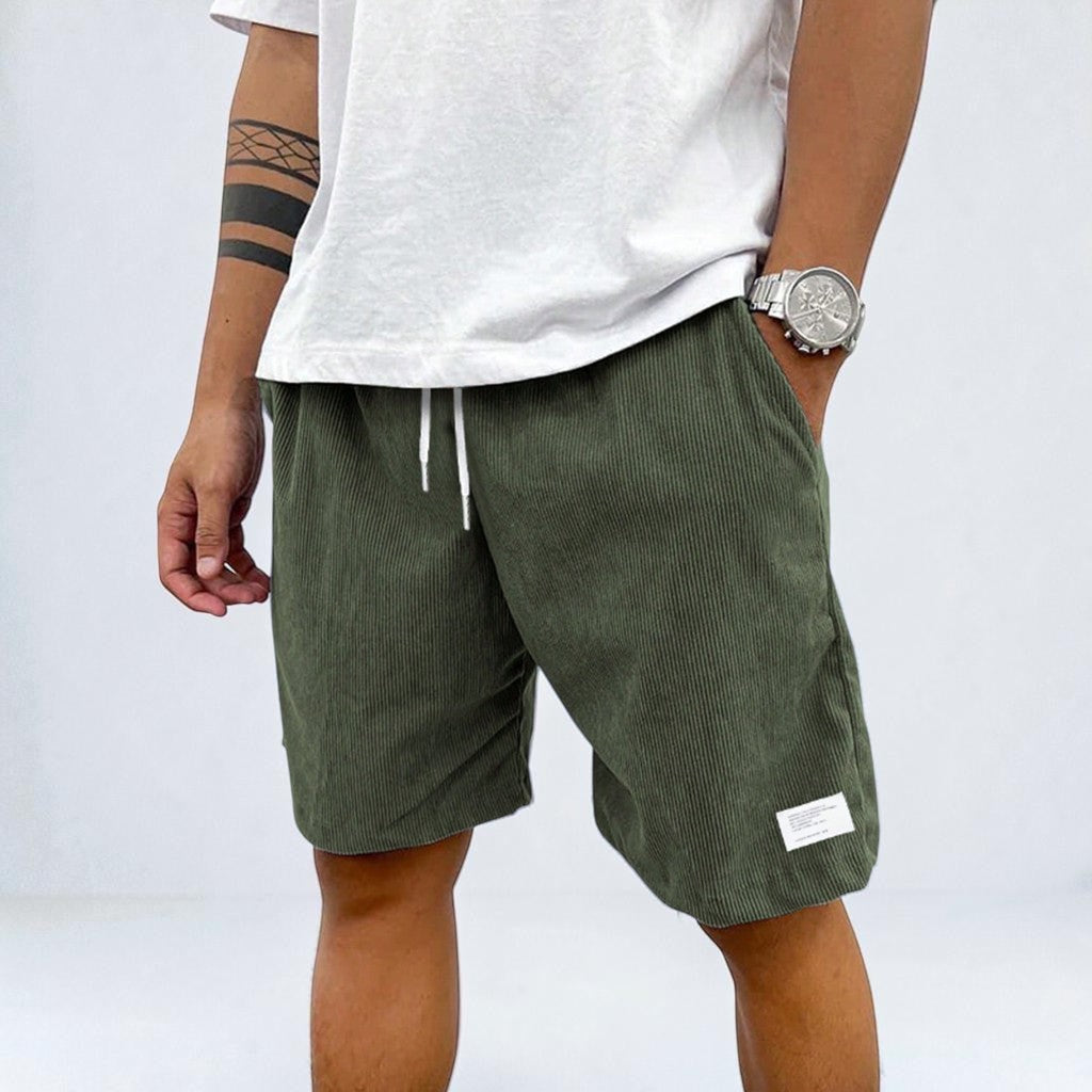 Montarello Men’s Stretch Corduroy Shorts