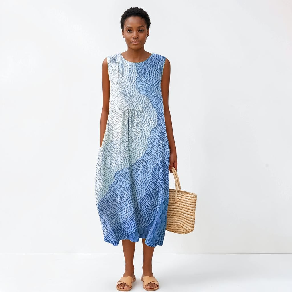 Montarello Women's Sleeveless Midi Dress