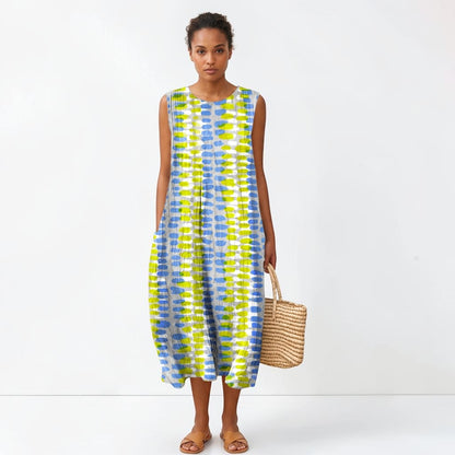 Montarello Women's Sleeveless Midi Dress