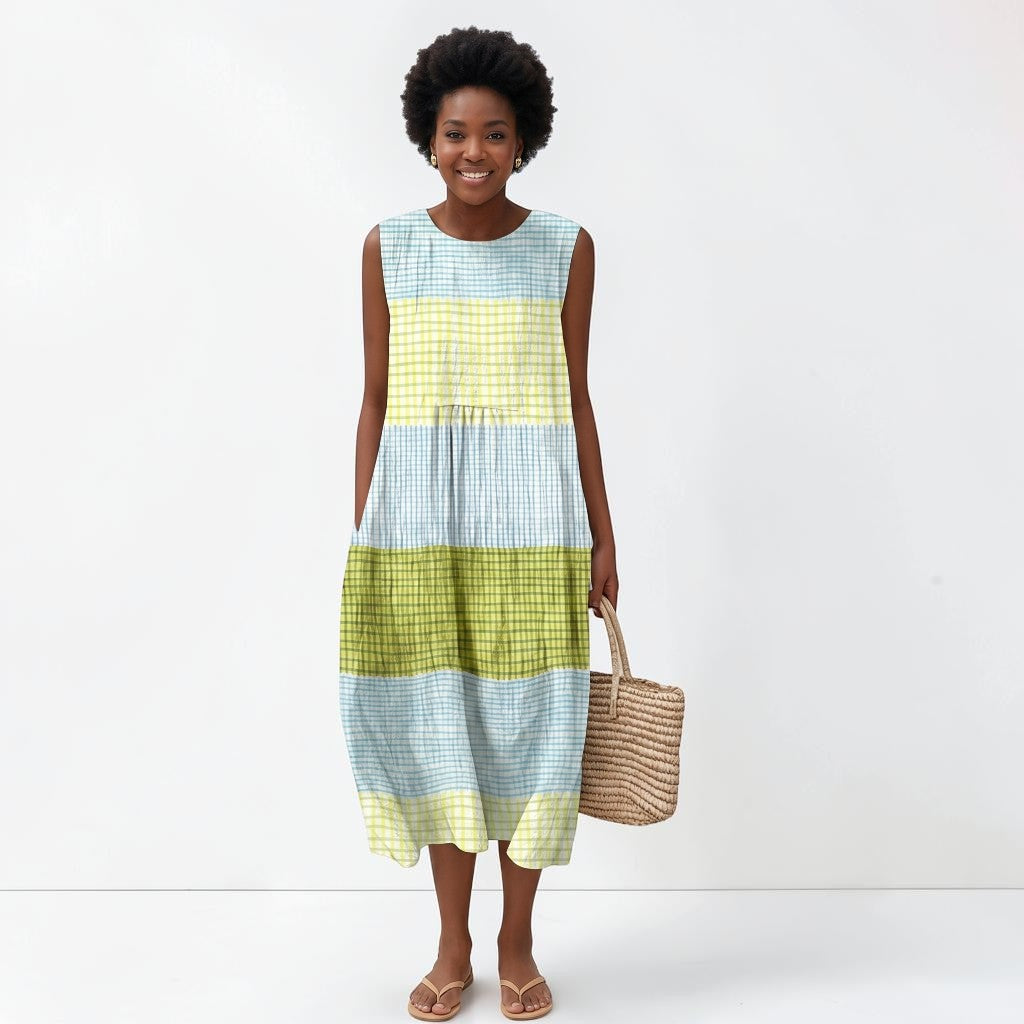 Montarello Women's Sleeveless Midi Dress