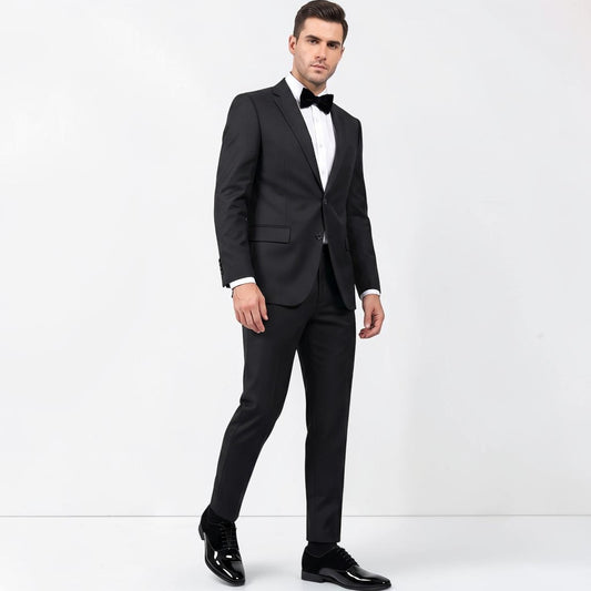 Męskie eleganckie buty Montarello Oxford z kontrastowym połyskiem