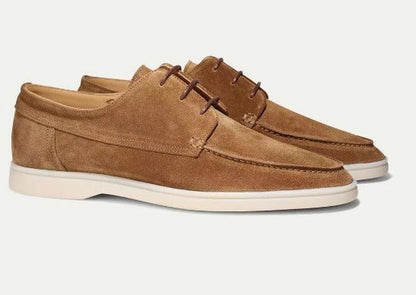 Montarello Suede-Look Men's Lace-Up Dress Shoes