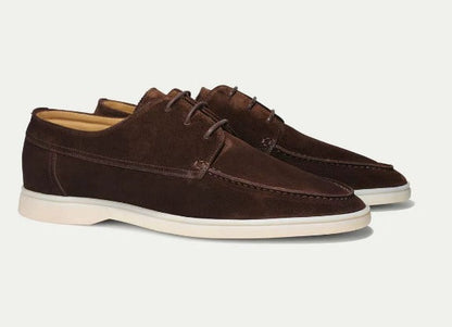 Montarello Suede-Look Men's Lace-Up Dress Shoes