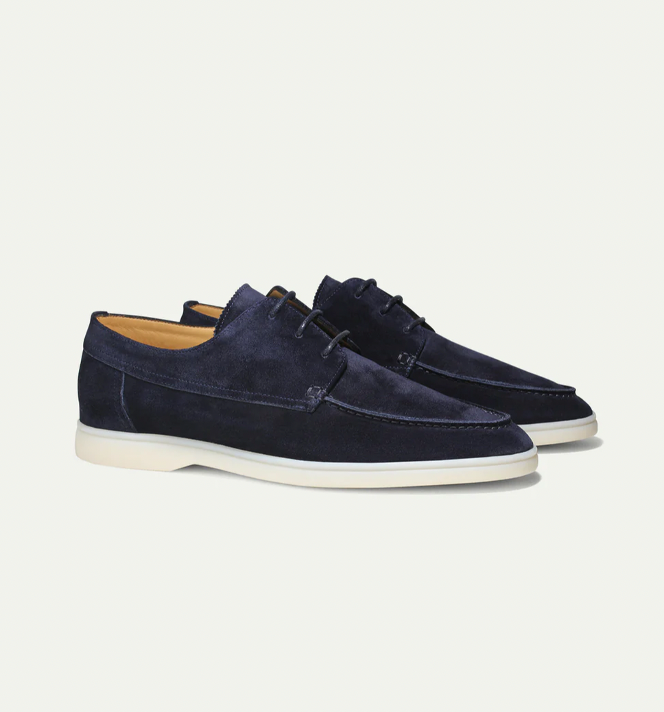 Montarello Suede-Look Men's Lace-Up Dress Shoes