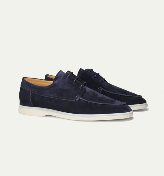 Montarello Suede-Look Men's Lace-Up Dress Shoes