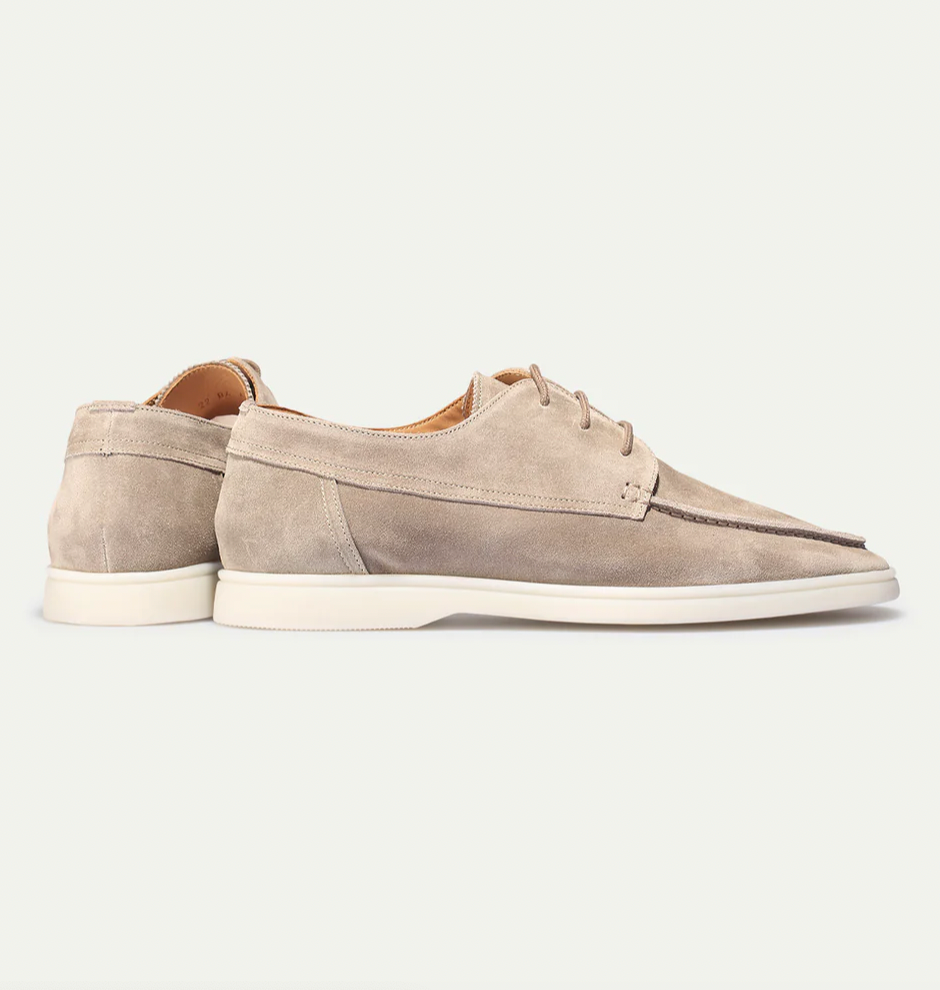 Montarello Suede-Look Men's Lace-Up Dress Shoes