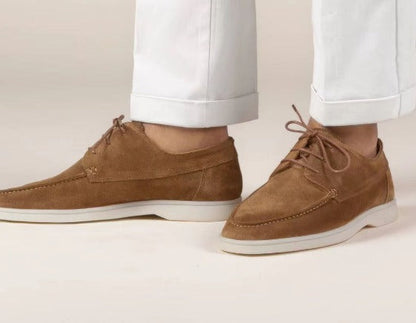 Montarello Suede-Look Men's Lace-Up Dress Shoes