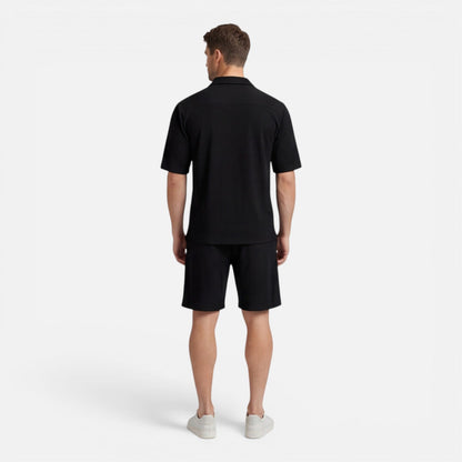 Ensemble chemise texturée et short pour homme Montarello