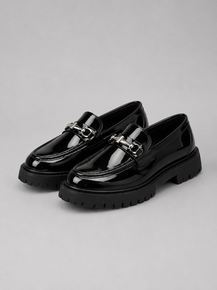 Montarello Men's Loafers Chunky Sole Slip On