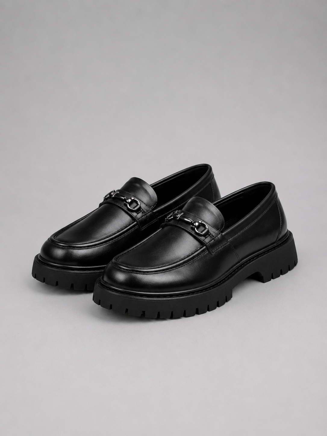 Montarello Men's Loafers Chunky Sole Slip On